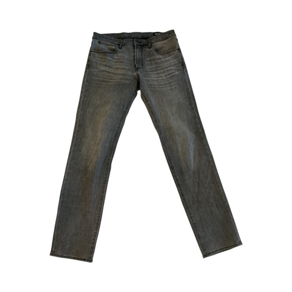 Bonobos Stretch Jeans Men’s 33x34 Gray Straight Fit Everyday Modern Denim - Picture 1 of 9